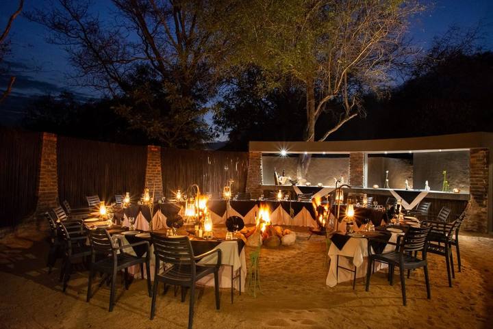 Boma dinner, Idube Game Reserve