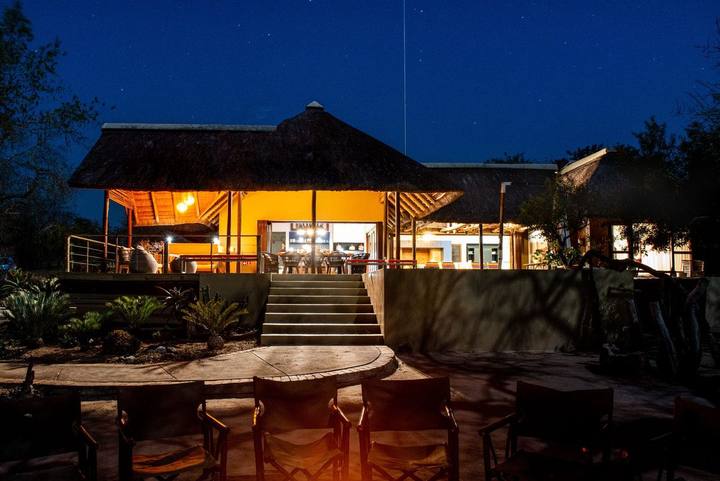House at night, Jaci's Sabi House