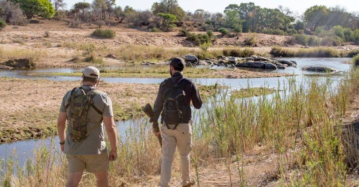 Bush walk, Lion Sands