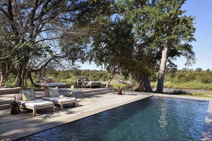River lodge pool, Lion Sands