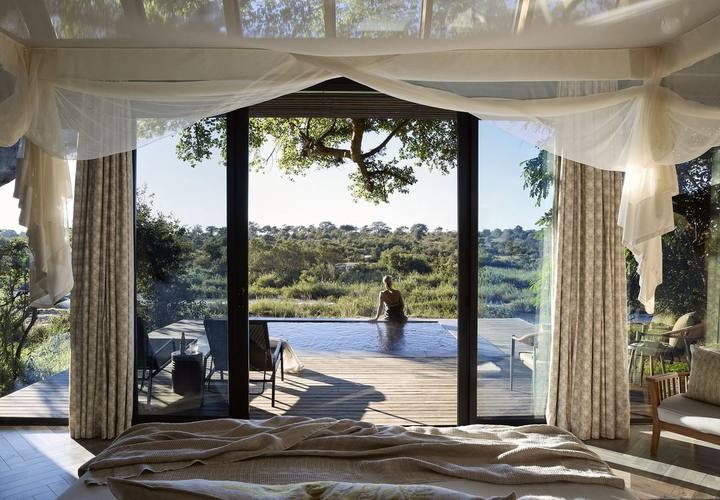River suite pool view, Lion Sands