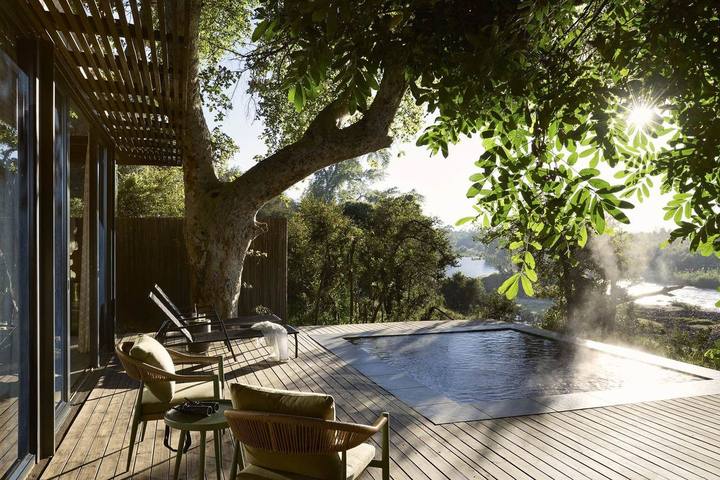 River suite pool, Lion Sands