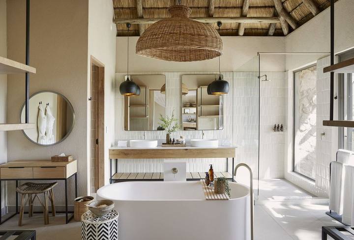 Founders Camp bathroom, Londolozi