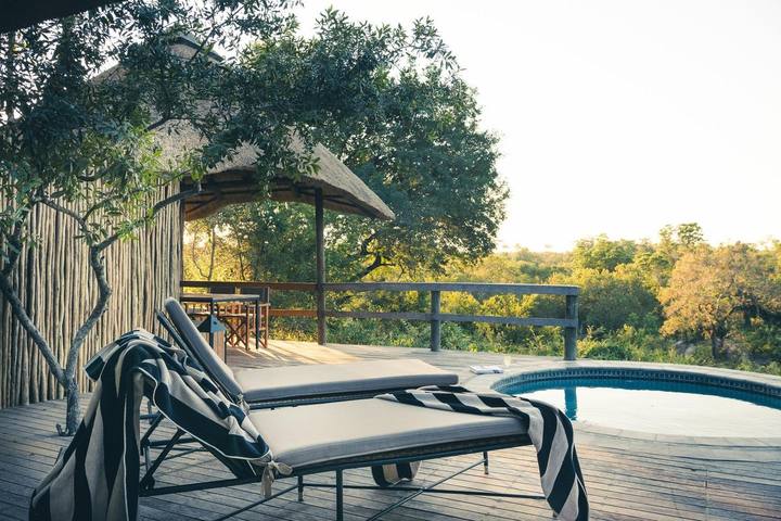 Pioneer Camp suite deck, Londolozi