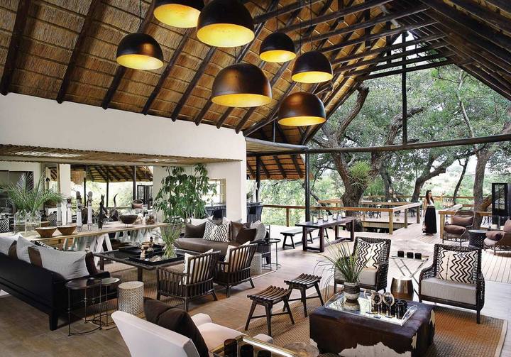 Tree Camp main area, Londolozi