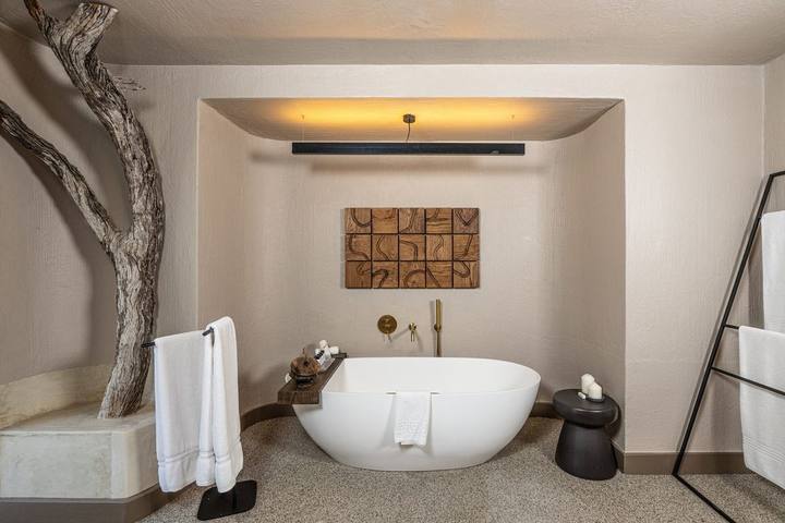 Bush Lodge bathroom, Sabi Sabi
