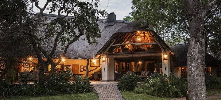 Lodge at dusk, Savanna Private Game Reserve