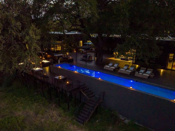 Pool at night, Silvan Safari