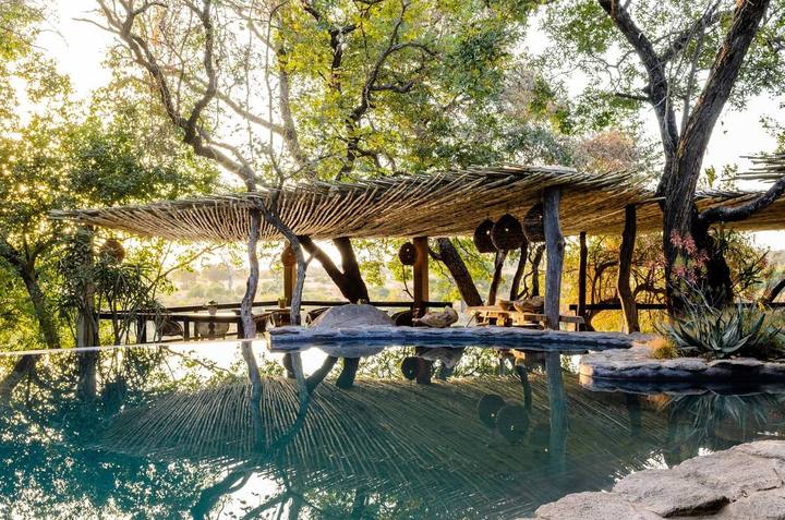 Boulders Lodge pool deck, Singita Sabi Sand