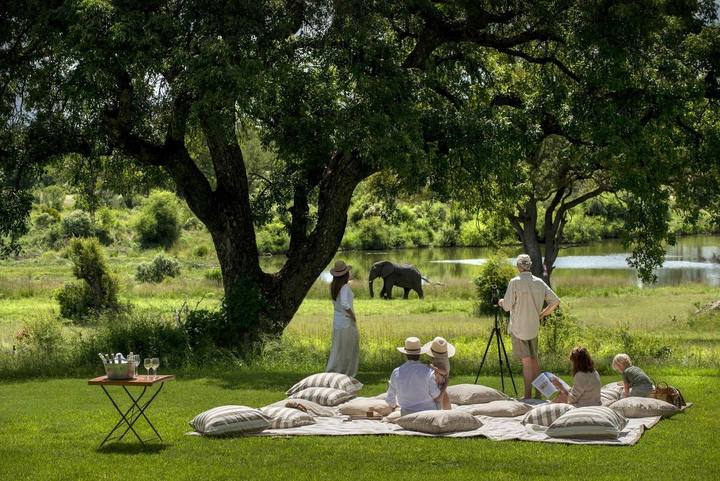 Castleton picnic, Singita Sabi Sand