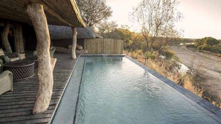 Ebony Lodge villa pool, Singita Sabi Sand